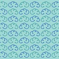 Cloud Technology line Pattern flat design, suitable for your design, banner, template, and etc vector