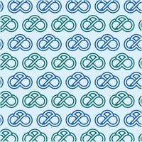 Modern Cloud Infinity line Pattern flat design, suitable for your design, banner, template, and etc vector