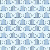 Cloud Cityscape modern Pattern Design style flat design, for your background, design, and etc vector