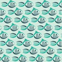Fish Dna modern Pattern flat design, suitable for your design, banner, template, and etc vector