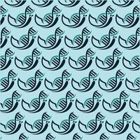 Abstract Butterfly Dna Pattern Design style flat design, for your background, design, and etc vector