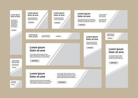 Web Banner Template Design vector