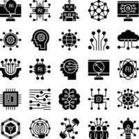Artificial Intelligence Fill vector