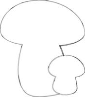 Mushroom template and forest design for banners and menus. vector