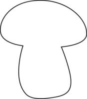 Mushroom template and forest design for banners and menus. vector