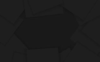 Black Abstract Curved Layered Design vector