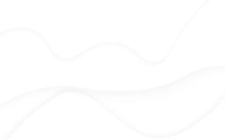 Abstract White Background with Fluid Shapes vector