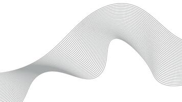 Abstract wavy line background dynamic sound wave wavy pattern stylish line art pattern design vector
