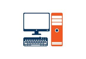 Computer Technology Logo template designs, computer Service logo template, design Concept vector