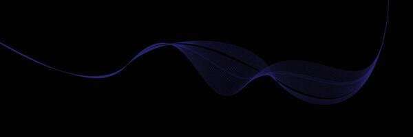Abstract light lines wavy floppy vector