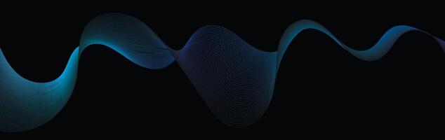 Abstract light lines wavy floppy vector