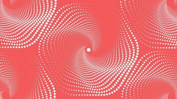 Abstract spiral spinning vortex style background in red vector