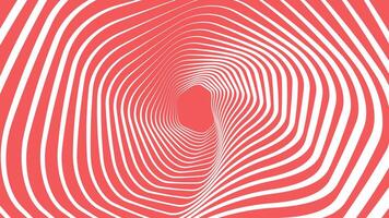 Abstract spiral spinning vortex style background in red vector