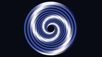 Abstract spiral gradient dotted creative background. vector