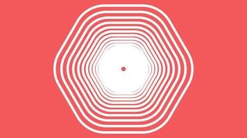 Abstract spiral spinning vortex style background in red vector