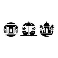 Creative spaces enhancing daily life. vector