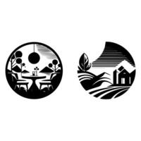 Creative spaces enhancing daily life. vector