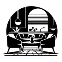 Creative spaces enhancing daily life. vector