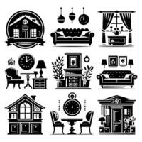 Creative spaces enhancing daily life. vector