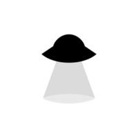 UFO icon with simple and modern design png