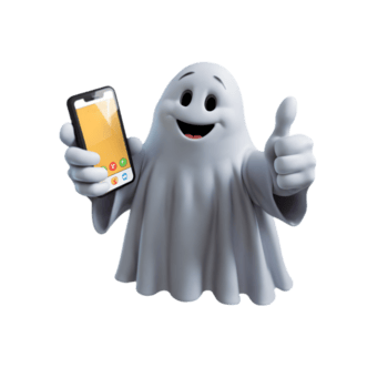 fofa engraçado dia das Bruxas fantasmas ilustração projeto, png