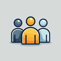 Manager Cartoon Avatar Icon EPS 10 vector