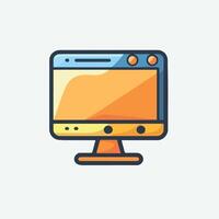 Web Design Symbol Icon laptop vector