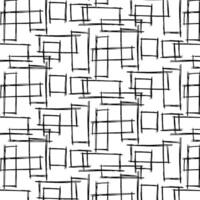Seamless pattern with squares and rectangles. Geometric mosaic background. vector