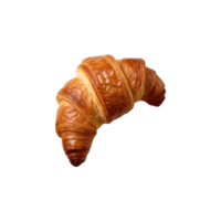 Warm and Flaky Croissant isolated on a transparent background png