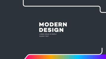 Empty New background modern design illustration. Background use poster, booklet, card, visiting card design, banner, thumbnail, social media post, advertising, leaflet, label, wall, package vector