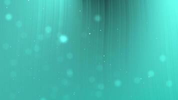 Turquoise gradient background with blurred white lights and vertical stripes. Suitable for abstract backgrounds, festive designs, and modern digital concepts. video