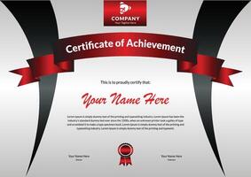 Certificate of Appreciation template, Certificate of achievement, awards diploma. vector