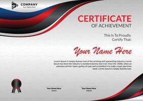 Certificate of Appreciation template, Certificate of achievement, awards diploma. vector