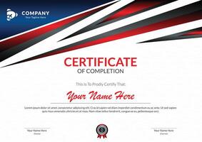 Certificate of Appreciation template, Certificate of achievement, awards diploma. vector