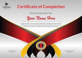 Certificate of Appreciation template, Certificate of achievement, awards diploma. vector