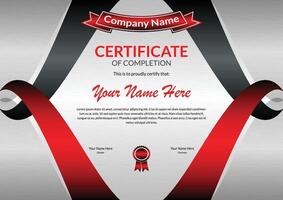 Certificate of Appreciation template, Certificate of achievement, awards diploma. vector