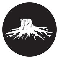 tree root icon vector