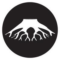 tree root icon vector