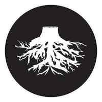tree root icon vector