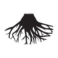 tree root icon vector