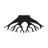 tree root icon vector