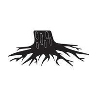 tree root icon vector
