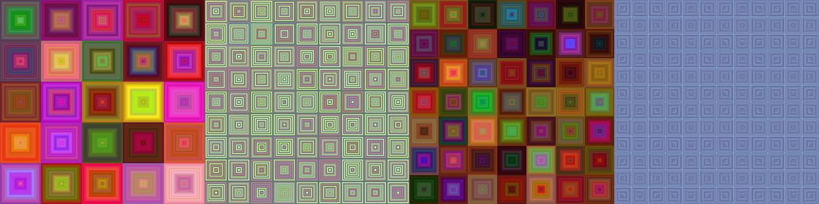 Abstract square background set