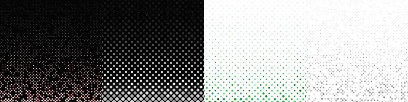 Abstract geometrical dot pattern collection vector