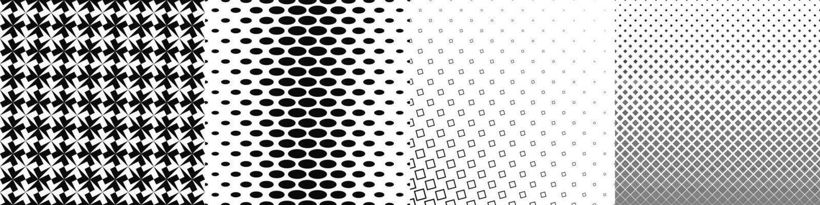 Black and white pattern collection