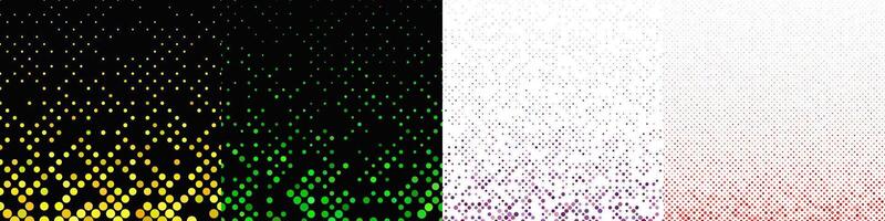 Abstract geometrical dot pattern collection vector