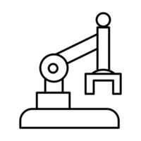 Artificial Intellegence Line art Icon vector