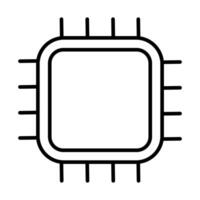 Artificial Intellegence Line art Icon vector