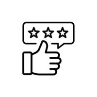 customer review icon, quality rating, feedback 02 vector