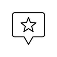 Customer review rating with 5 stars and thumb up. Outline icon with editable stroke. 03 vector